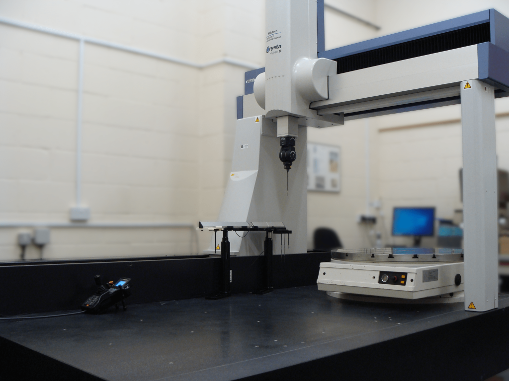 Illustrative coordinate measuring machine for temporary Quality page preview